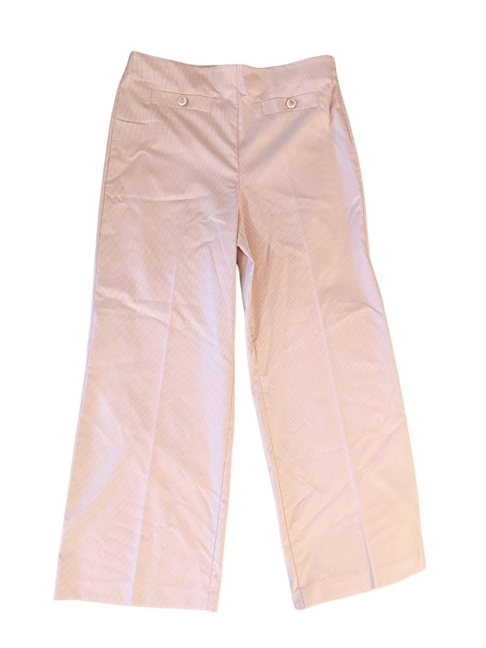 Ann Taylor Wide-Leg Trousers in Light Pink